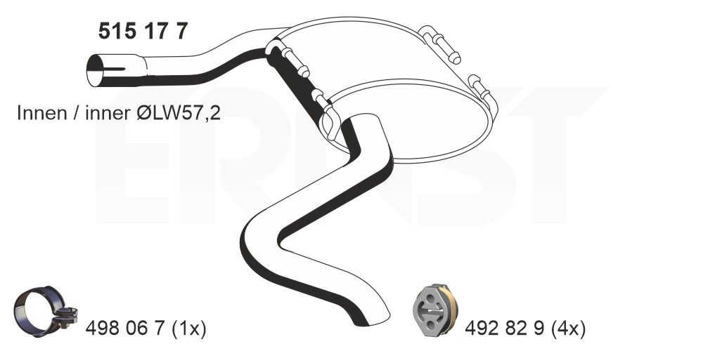 Toba esapament finala ERNST 515177