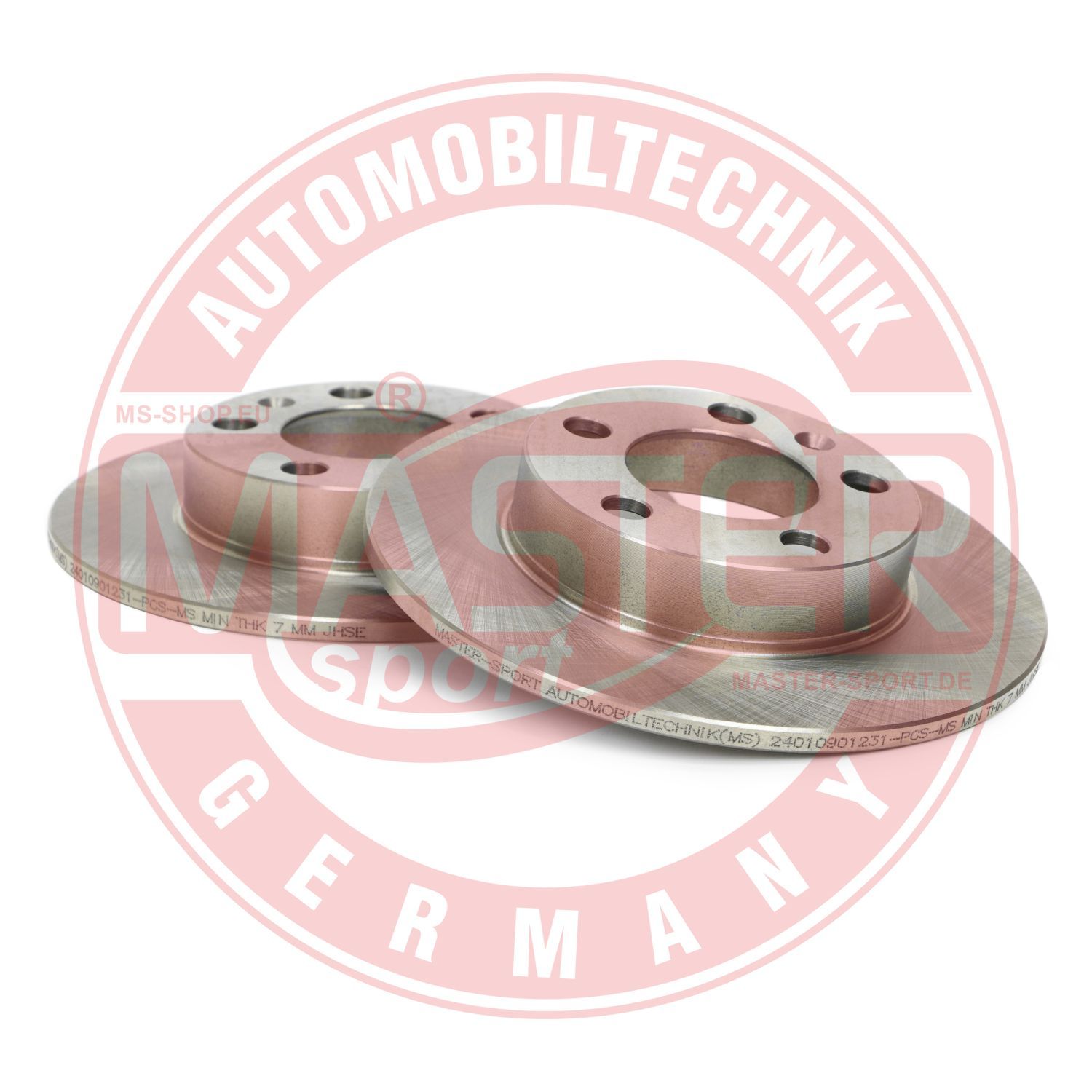 Tarcza hamulcowa MASTER-SPORT GERMANY 24010901231-SET-MS