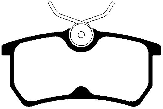 ABTEX - Rear Brake Pad Set