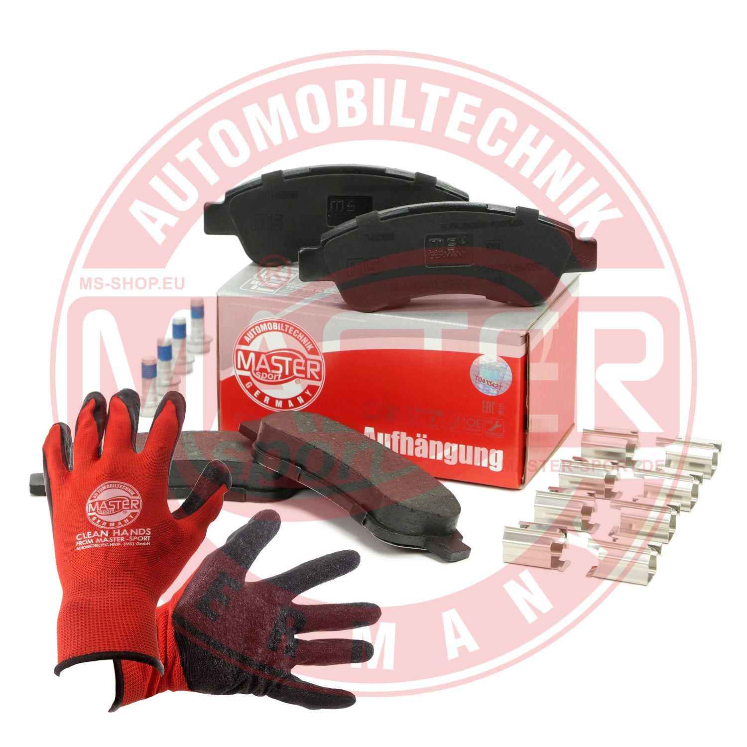 Zestaw klocków hamulcowych, hamulce tarczowe MASTER-SPORT GERMANY 13046048122N-SET-MSP