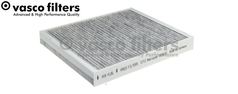 Filtr, wentylacja przestrzeni pasażerskiej DAVID VASCO X712