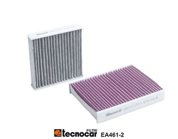 Filtr, wentylacja przestrzeni pasażerskiej TECNOCAR EA461-2