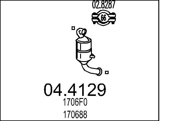 Katalizator MTS 04.4129