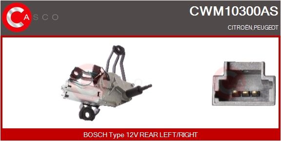 Levně Motor stěračů CASCO CWM10300AS