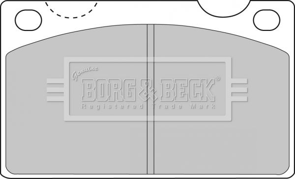 Zestaw klocków hamulcowych, hamulce tarczowe BORG & BECK BBP1099