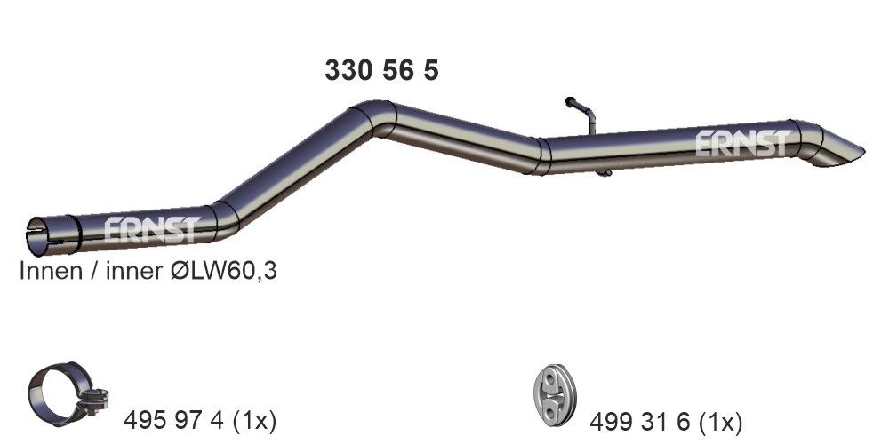 Racord evacuare ERNST 330565
