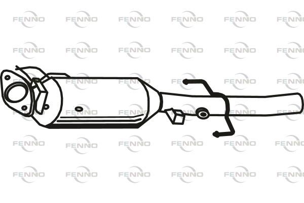Filtr sadzy / filtr cząstek stałych, układ wydechowy FENNO RFY62055X