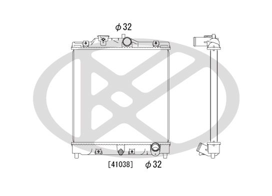 Radiator, racire motor KOYORAD PL080295T