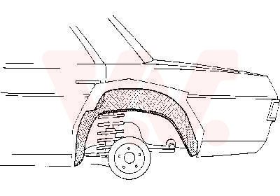 Podběh kola VAN WEZEL 3003.48