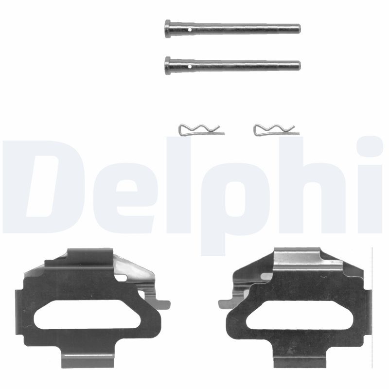 Sada příslušenství, obložení kotoučové brzdy DELPHI LX0150