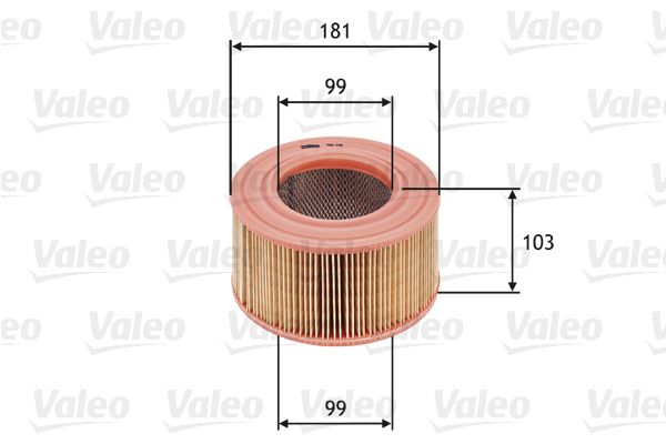 Filtr powietrza VALEO 585708