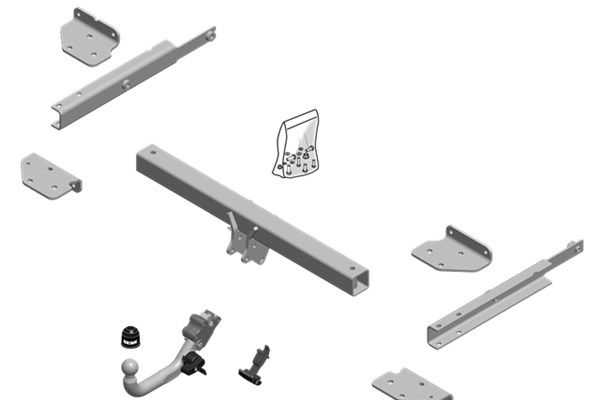 Zestaw zaczepu przyczepy BRINK 580900