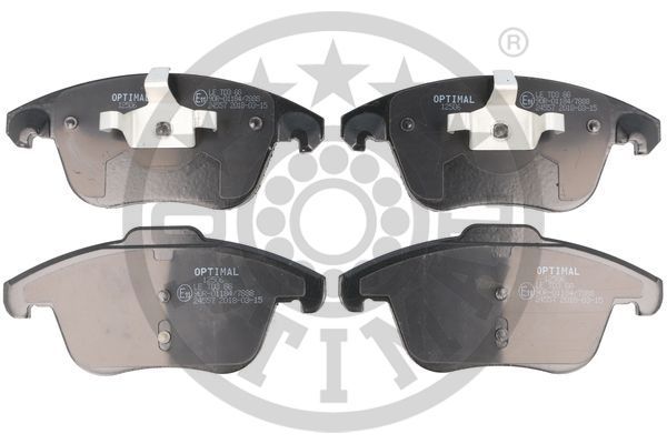 Zestaw klocków hamulcowych, hamulce tarczowe OPTIMAL BP-12506