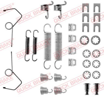 Sada příslušenství, brzdové čelisti QUICK BRAKE 105-0686