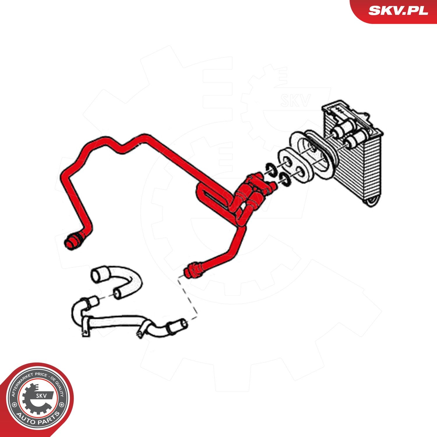 Levně Hadička topení ESEN SKV 43SKV805