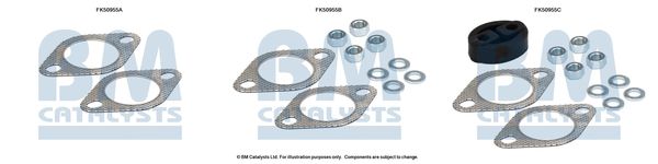Zestaw montażowy, rura wydechowa BM CATALYSTS FK50955