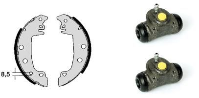 Zestaw szczęk hamulcowych BREMBO H 61 039