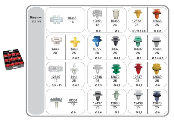 Sortiment, intinzatoare RESTAGRAF 70438