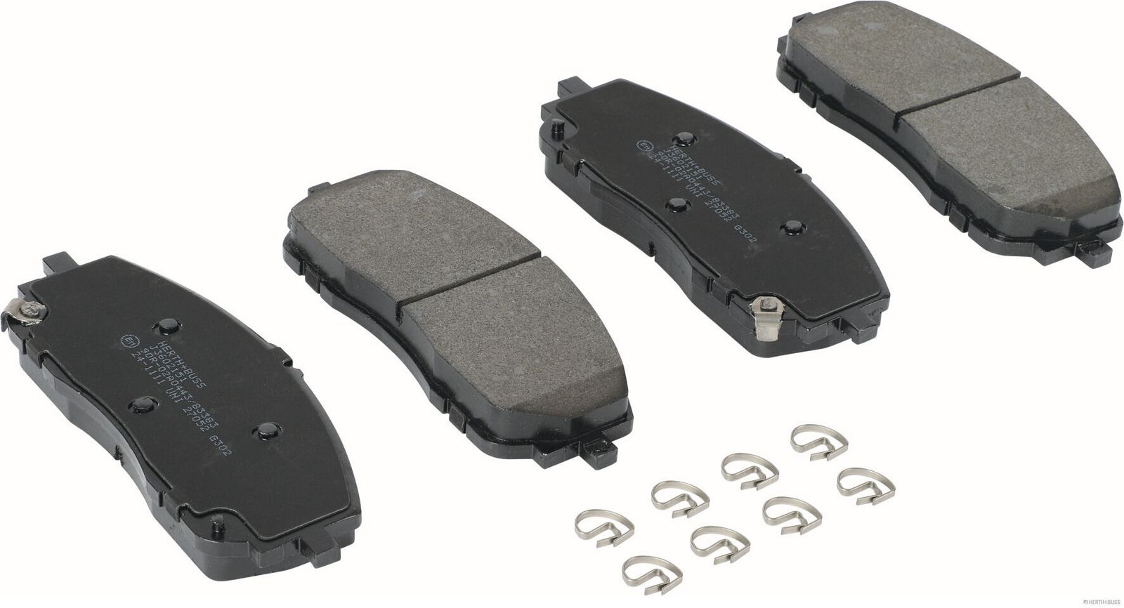 set placute frana,frana disc HERTH+BUSS JAKOPARTS J3602151