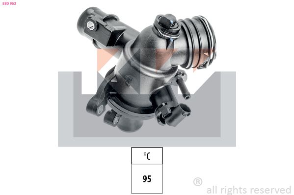 Termostat, środek chłodzący KW 580 963