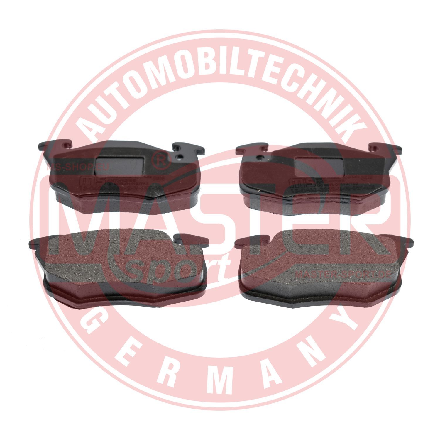 Zestaw klocków hamulcowych, hamulce tarczowe MASTER-SPORT GERMANY 13046039622N-SET-MS