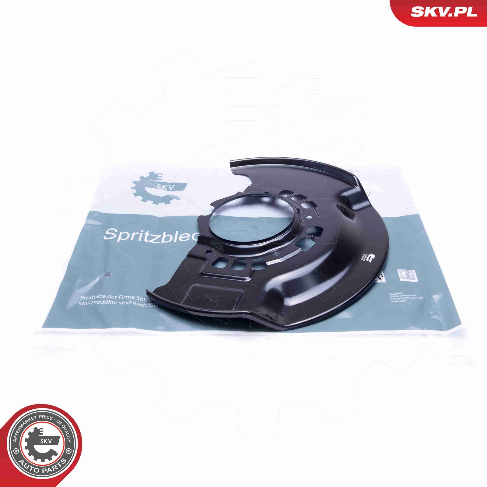 Отражатель, диск тормозного механизма