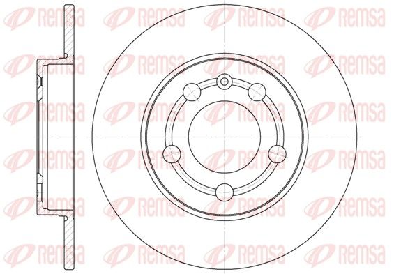 Brzdový kotouč REMSA 6718.00