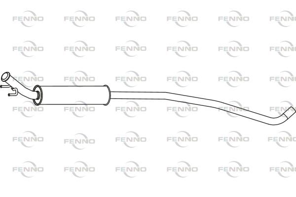 Tłumik środkowy FENNO P4671