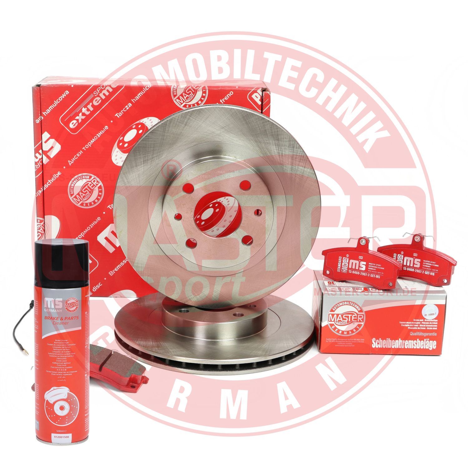 Zestaw do hamulców, hamulce tarczowe MASTER-SPORT GERMANY 201401450P