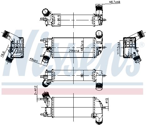 Kompressoriõhu radiaator