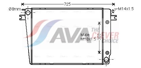 Радиатор, охлаждение двигателя
