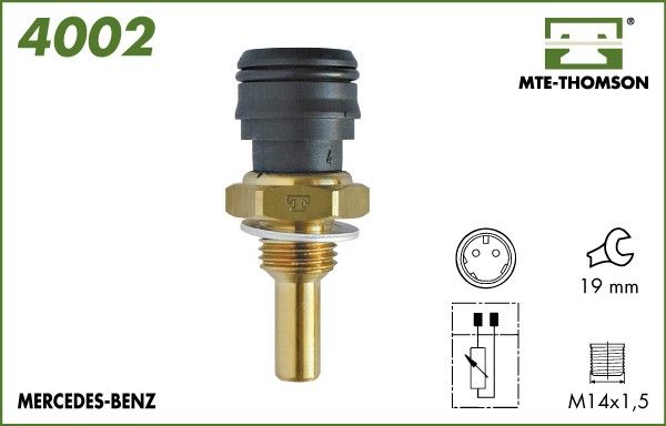 Czujnik, temperatura płynu chłodzącego MTE-THOMSON 4002