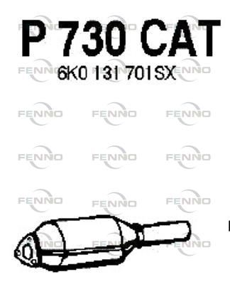 Katalizator FENNO 6K0131701G