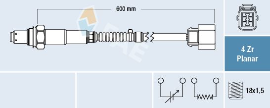 Sonda lambda FAE 77665