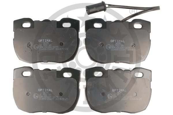 Zestaw klocków hamulcowych, hamulce tarczowe OPTIMAL BP-09695
