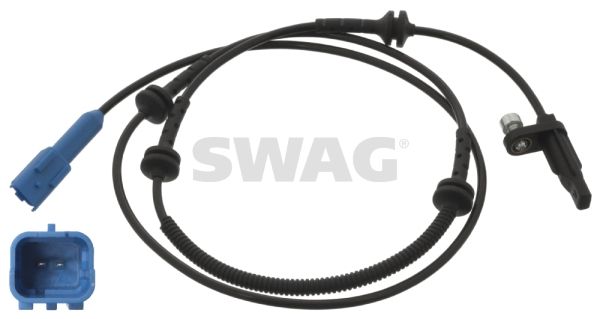 Czujnik, prędkość obrotowa koła SWAG 62 94 6261