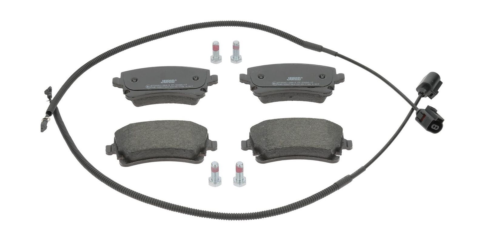 Комплект тормозных колодок, дисковый тормоз