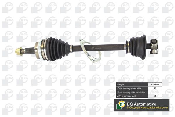 Wał napędowy BGA DS9510LA