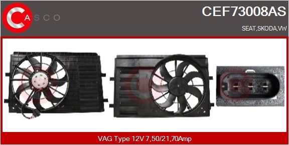 E-shop Elektromotor vetráka chladiča CASCO CEF73008AS