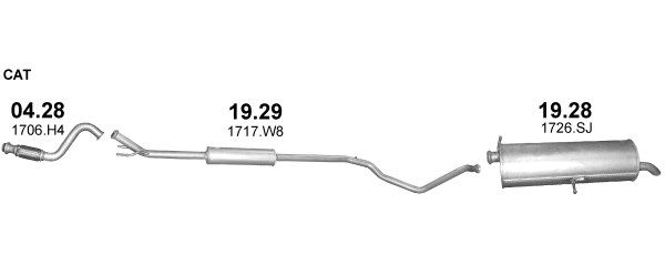 Układ wydechowy POLMO POLMO00258