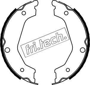 Zestaw szczęk hamulcowych, hamulec postojowy FRI.TECH. 1049.162