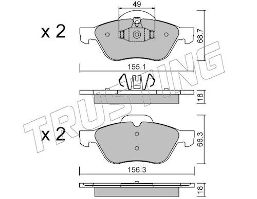Piduriklotsi komplekt,ketaspidur