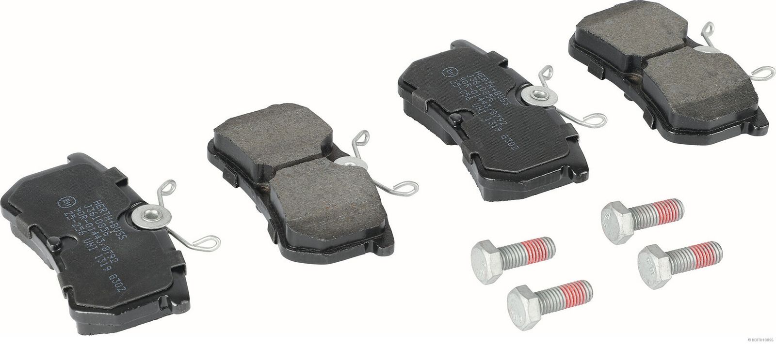 set placute frana,frana disc HERTH+BUSS JAKOPARTS J3610856