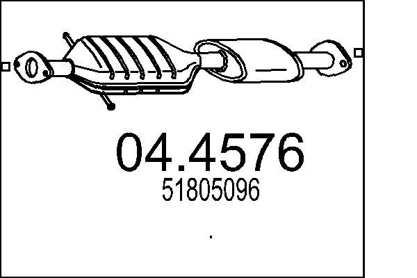 Katalizator MTS 04.4576