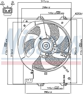 Ventilateur, refroidissement du moteur