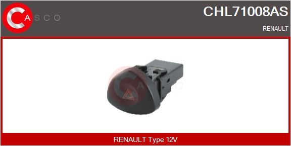 Levně Vypínač výstražných blikačů CASCO CHL71008AS