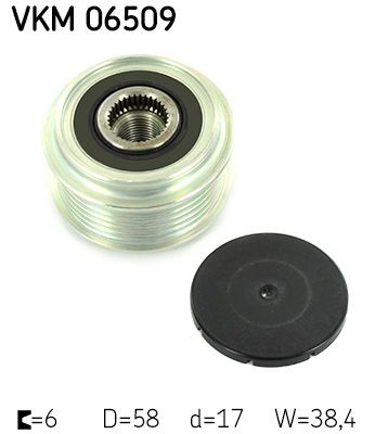 Alternator - sprzęgło jednokierunkowe SKF VKM 06509