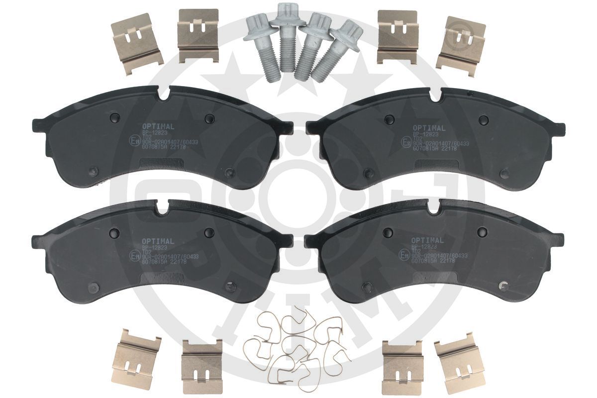 Zestaw klocków hamulcowych, hamulce tarczowe OPTIMAL BP-12823