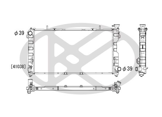 Radiator, racire motor KOYORAD PL331839