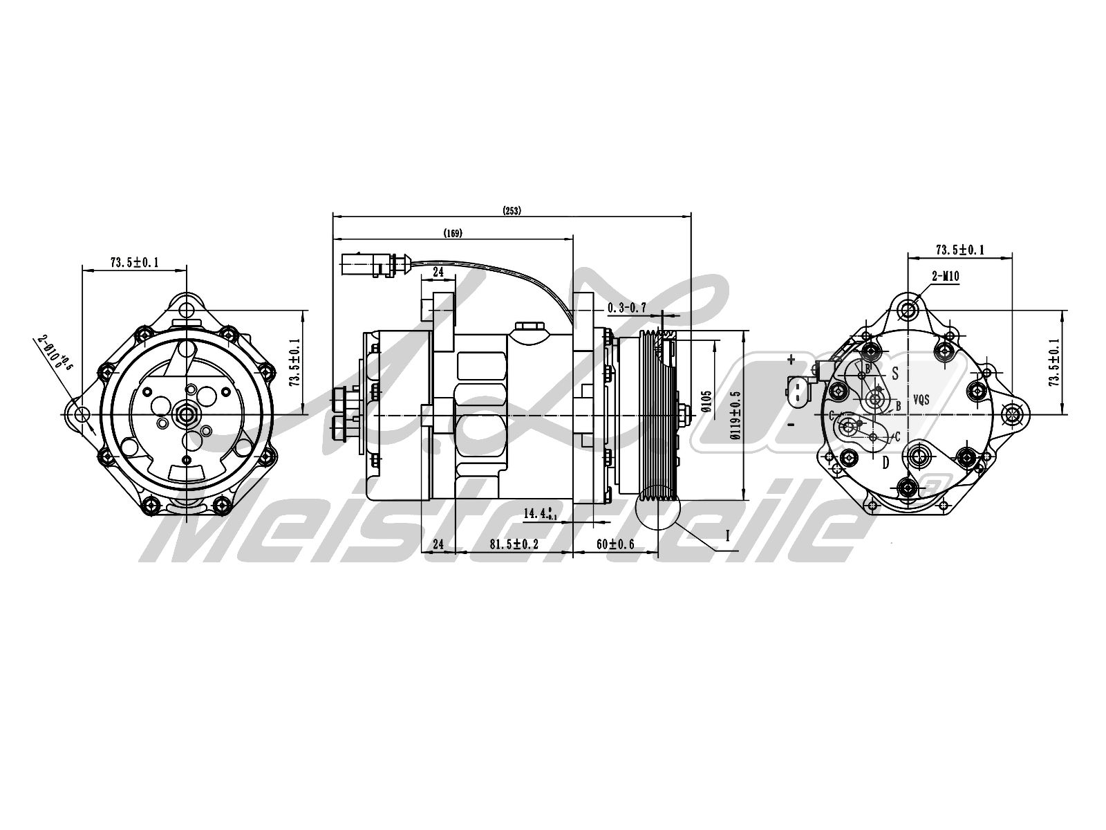 Fiche OE VAG 1J0973722